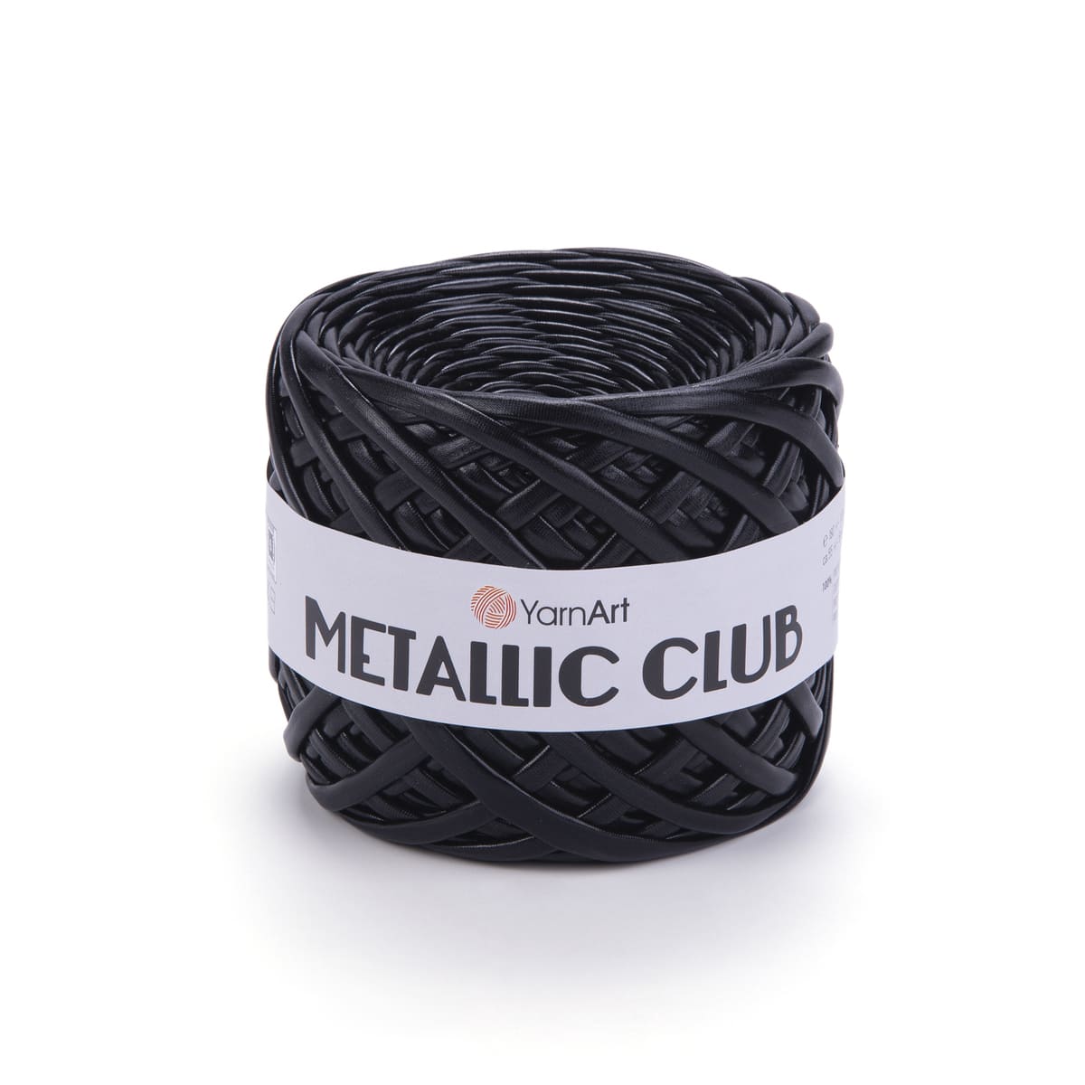 Пряжа Metallic Club от YarnArt цвет 8120, Черный металлик