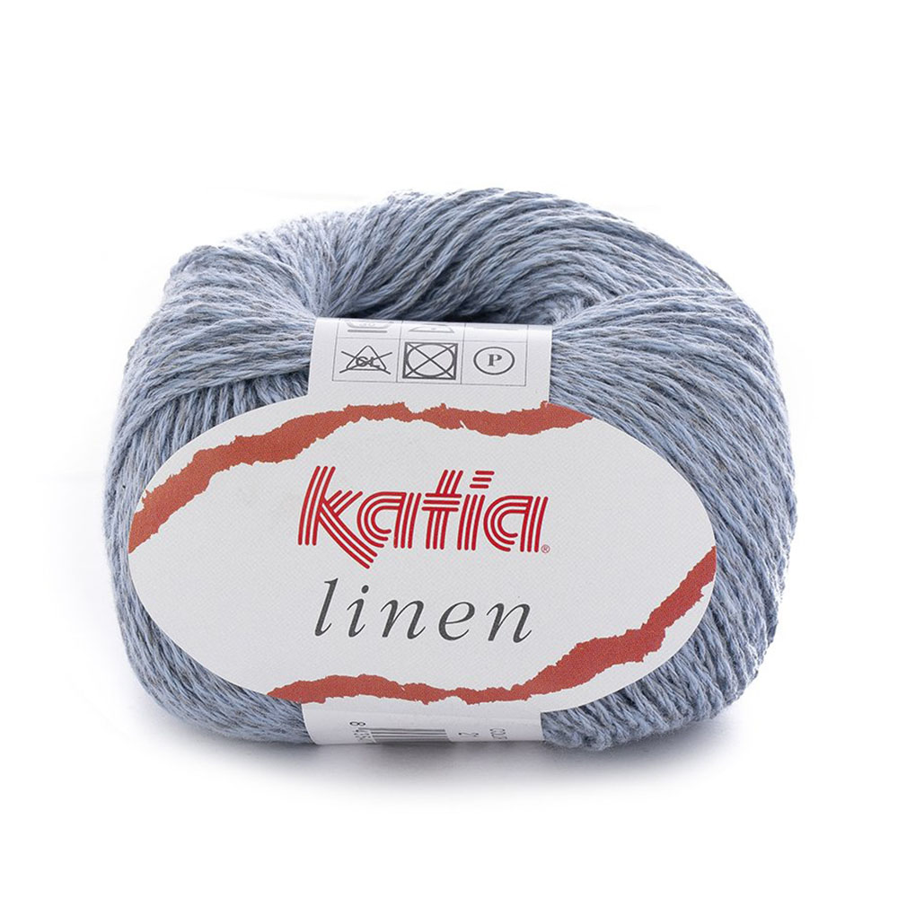 Пряжа Katia Linen цвет 021, Светлые джинсы