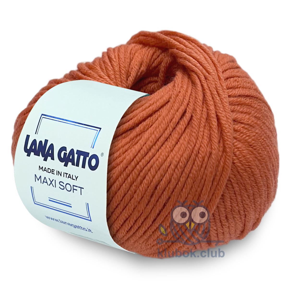 Пряжа Lana Gatto Maxi Soft цвет 14419, Коралловый