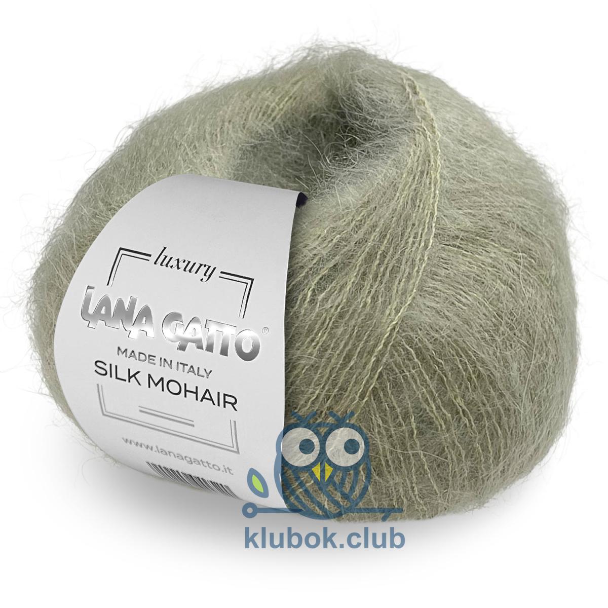 Пряжа Lana Gatto Silk Mohair цвет 30144, Мох