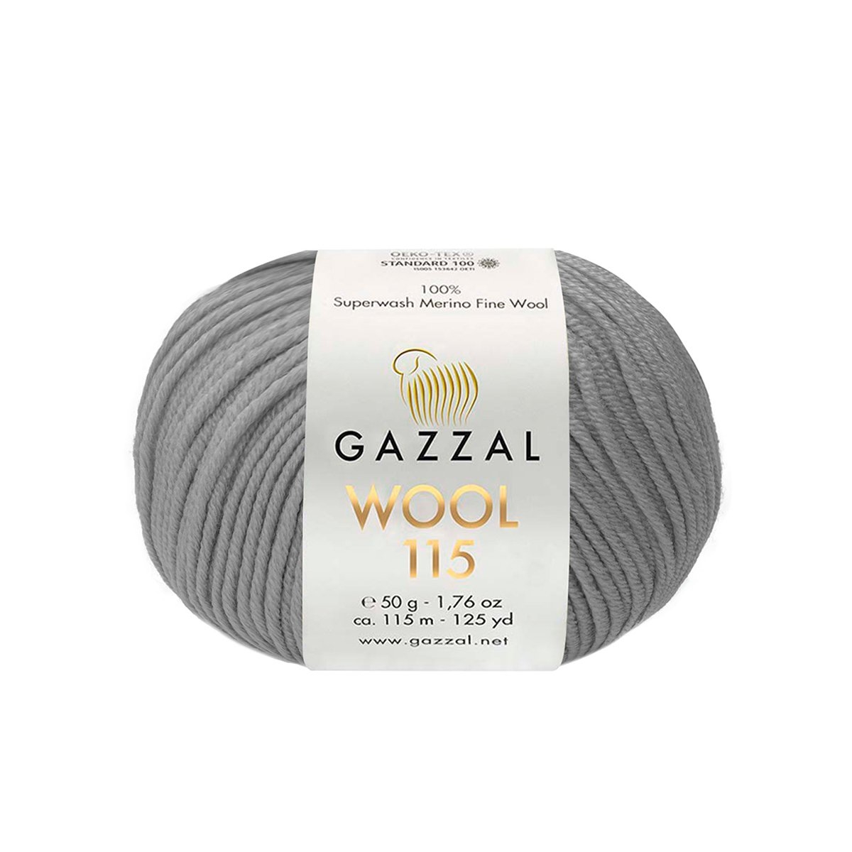Пряжа Gazzal Wool 115 цвет 3304, Ангора
