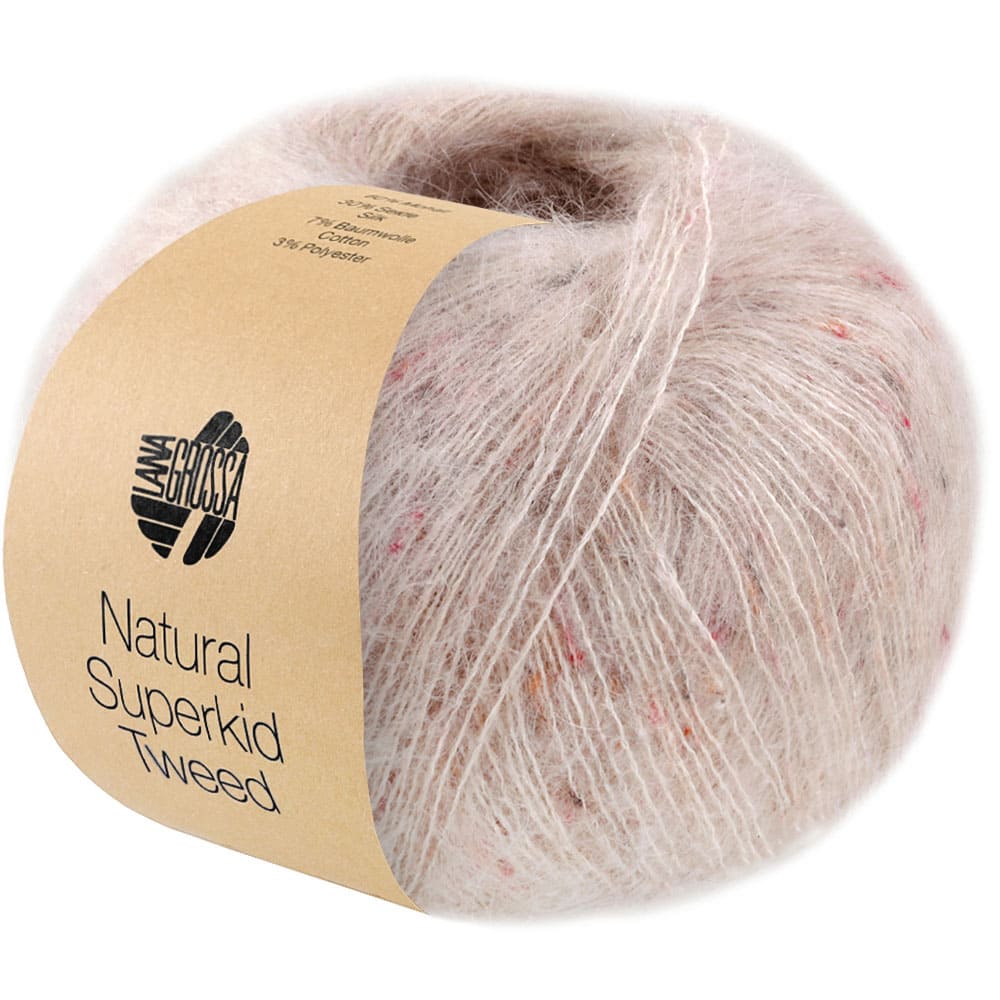 Пряжа Natural Superkid Tweed цвет 613, Светло - бежевый
