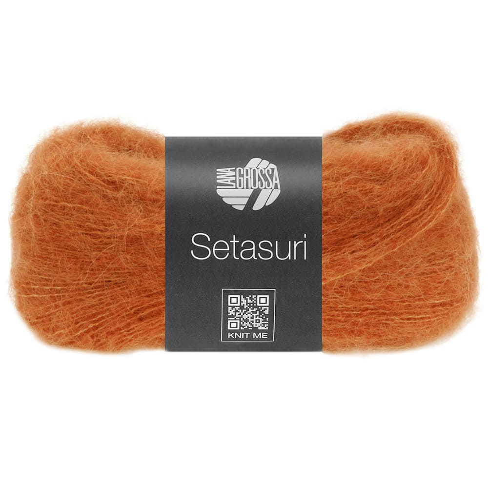 Пряжа Setasuri цвет 063, Ржавчина оранжевая
