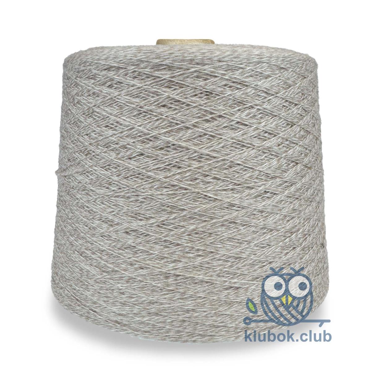 Пряжа в бобинах Loro Piana Кашемир 100 (Cashmere 100) 286487, Бежевый / белый мулине