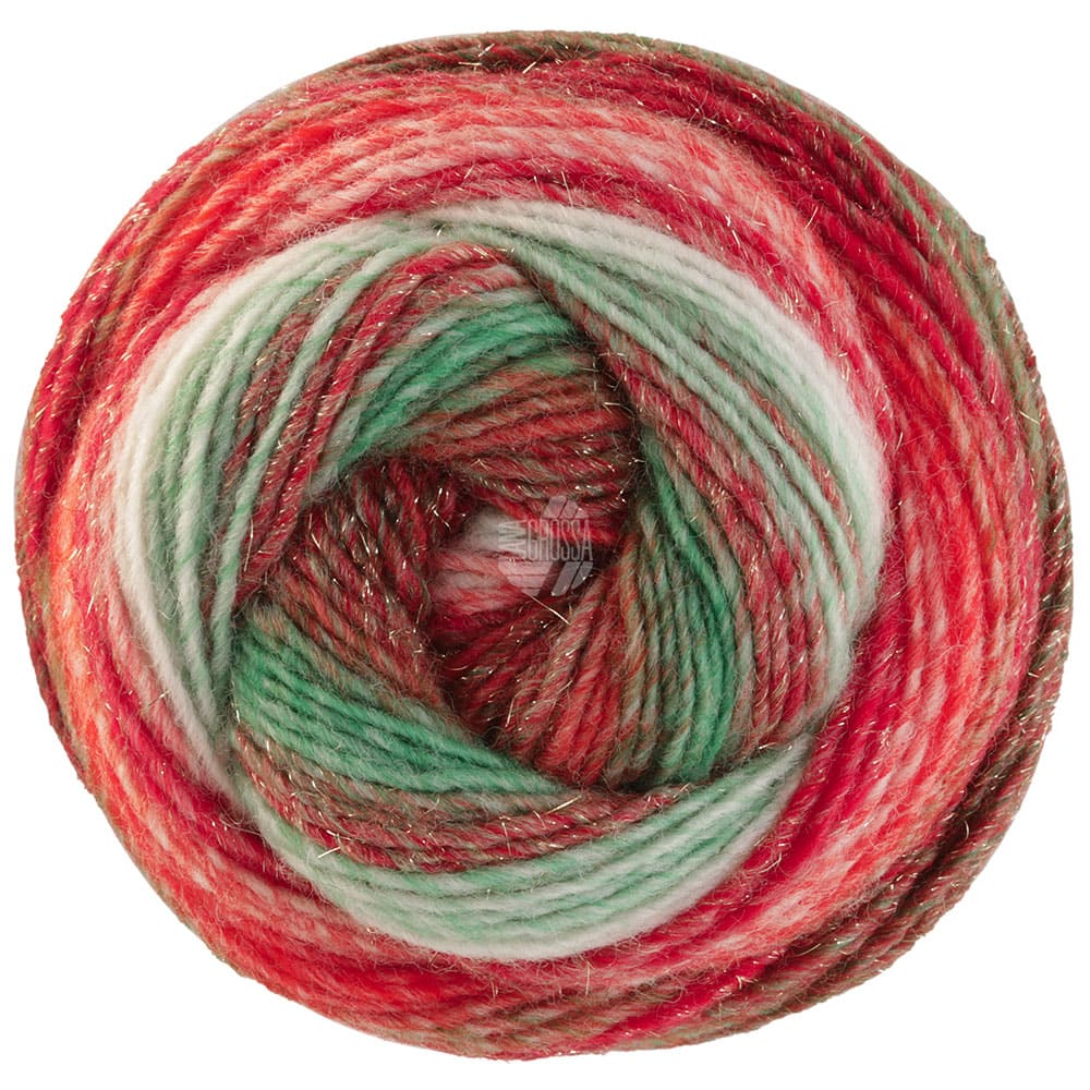 Пряжа Gomitolo Christmas Edition Lurex 