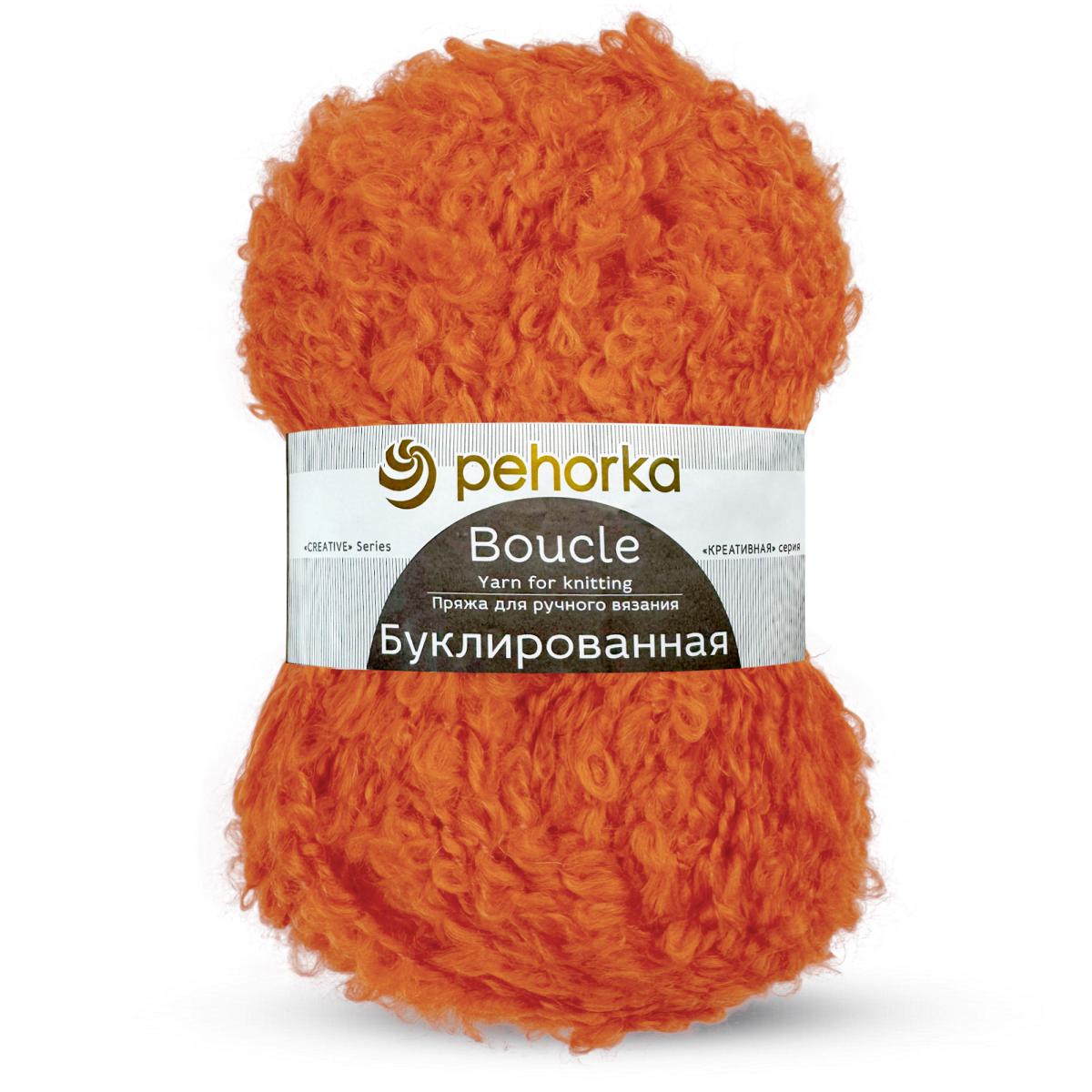 Пряжа Буклированная цвет 30, Светлый терракот 