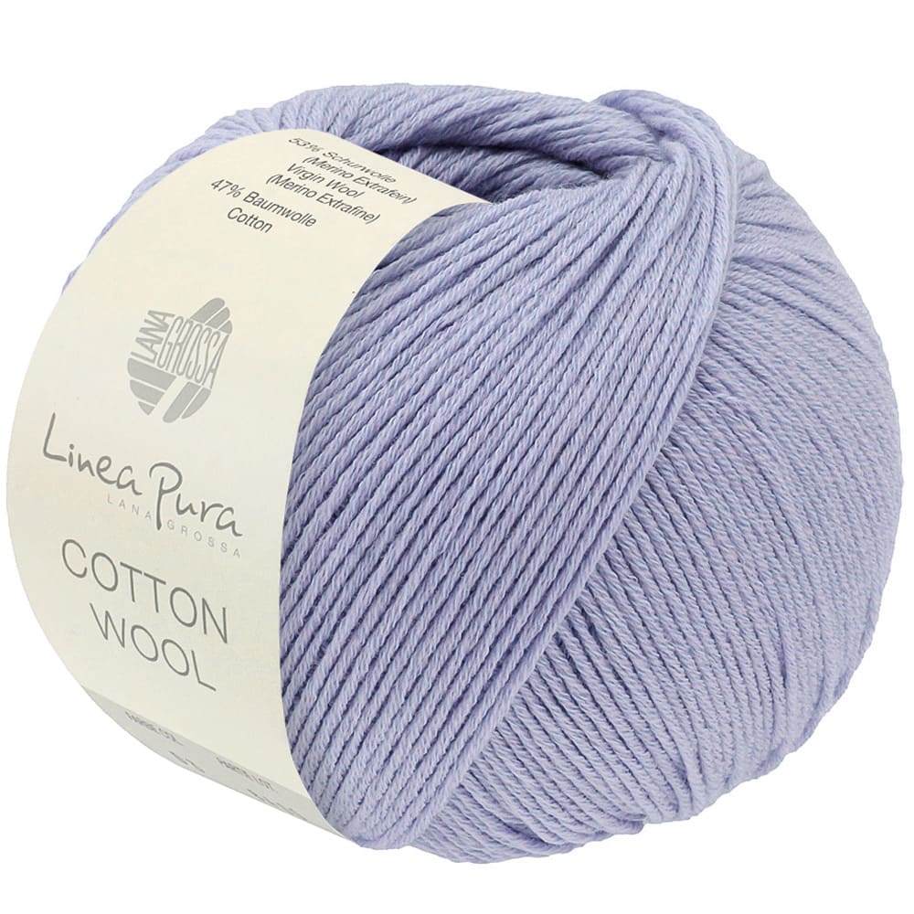 Пряжа Cotton Wool (Linea Pura) цвет 030, Синяя пастель