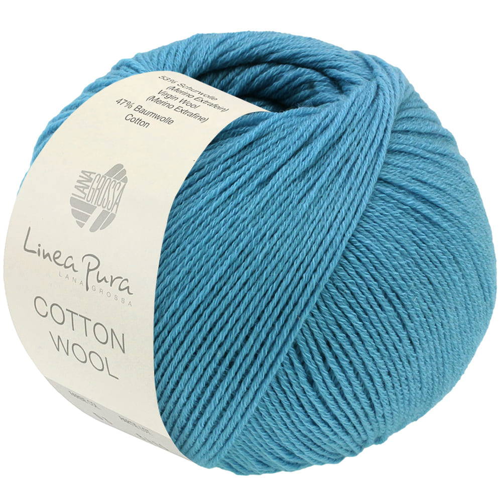 Пряжа Cotton Wool (Linea Pura) цвет 033, Вода