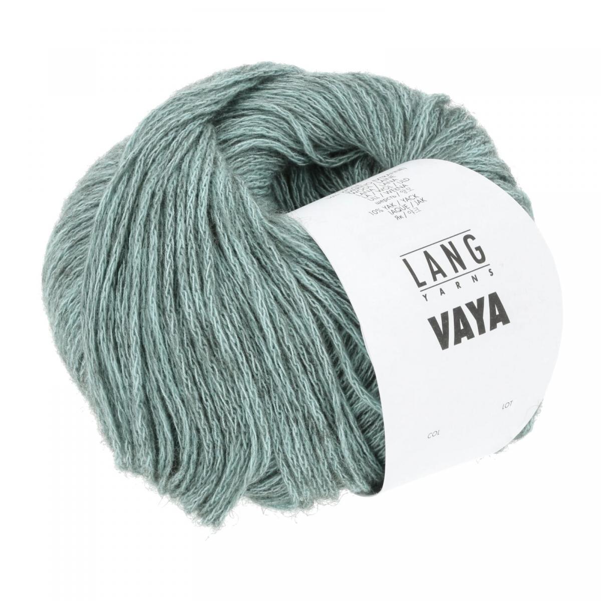 Пряжа Lang Yarns Vaya цвет 0073, Бирюзовый