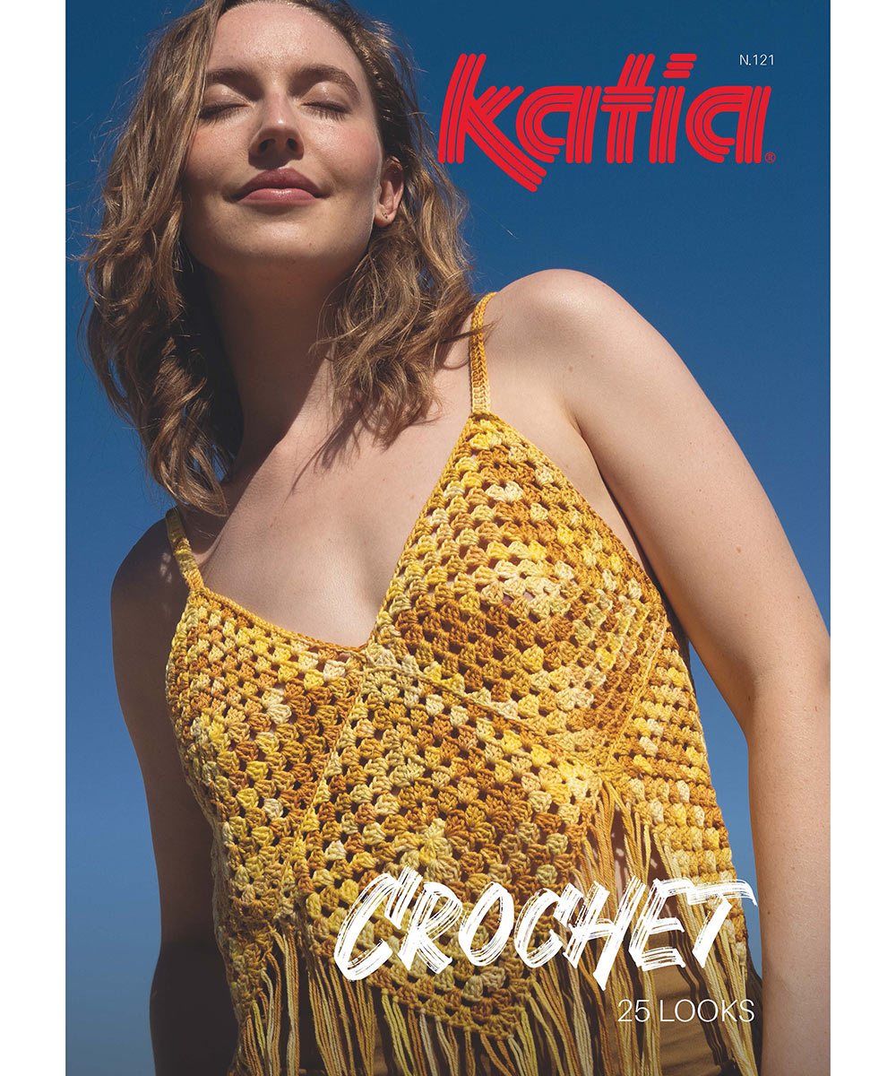 Обложка журнала Katia Crochet 121 — летние модели в стиле бохо-шик