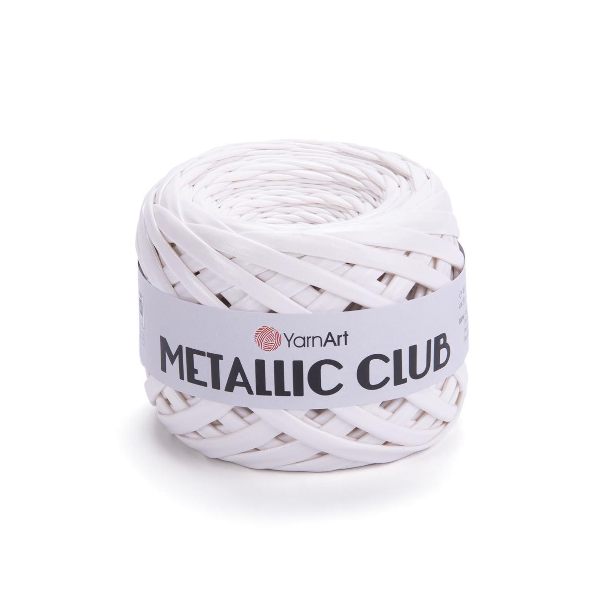 Пряжа Metallic Club от YarnArt цвет 8121, Белый