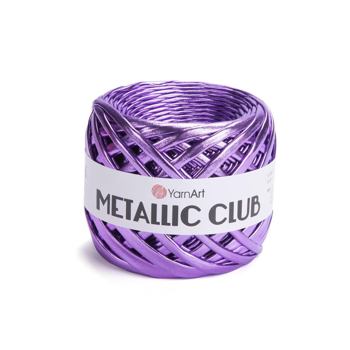 Пряжа Metallic Club от YarnArt цвет 8127, Сиреневый металлик