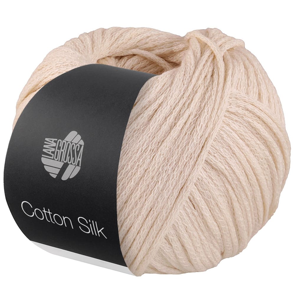 Пряжа Cotton Silk цвет 09, Светло - бежевый