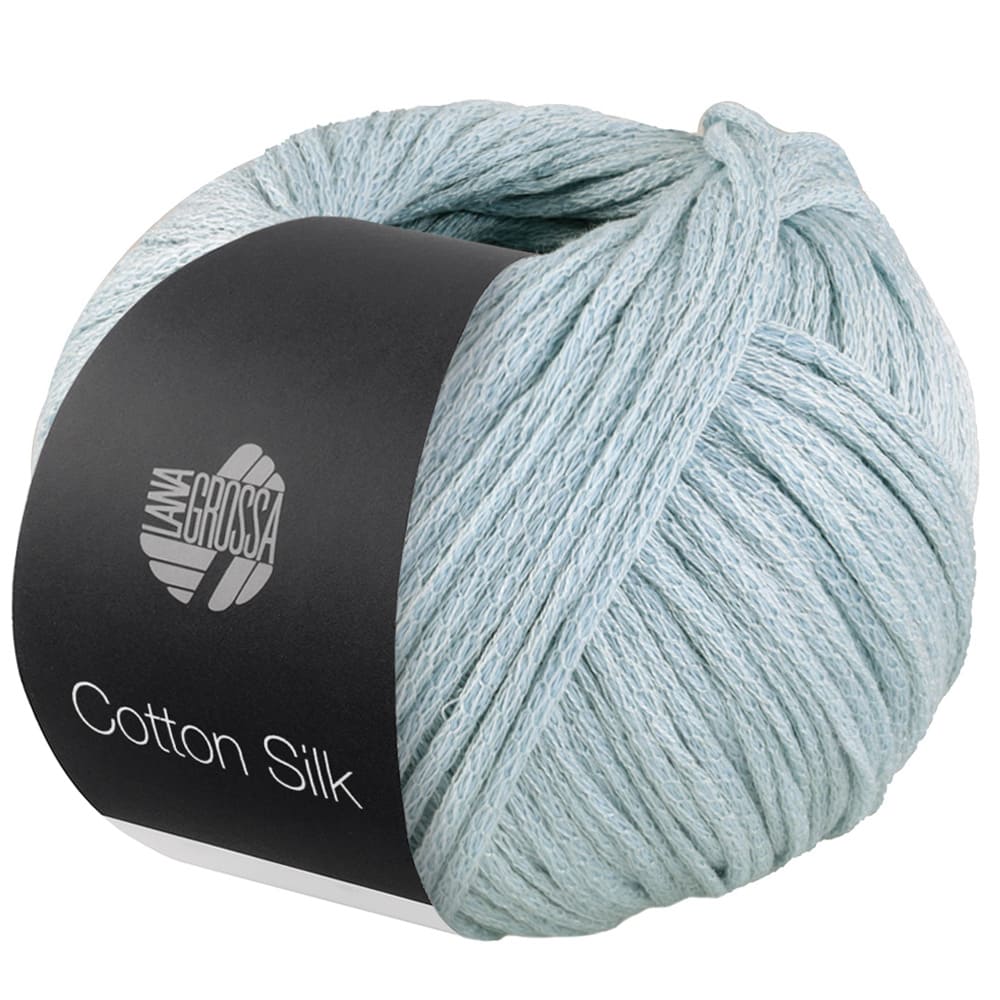 Пряжа Cotton Silk цвет 19, Светло - голубой