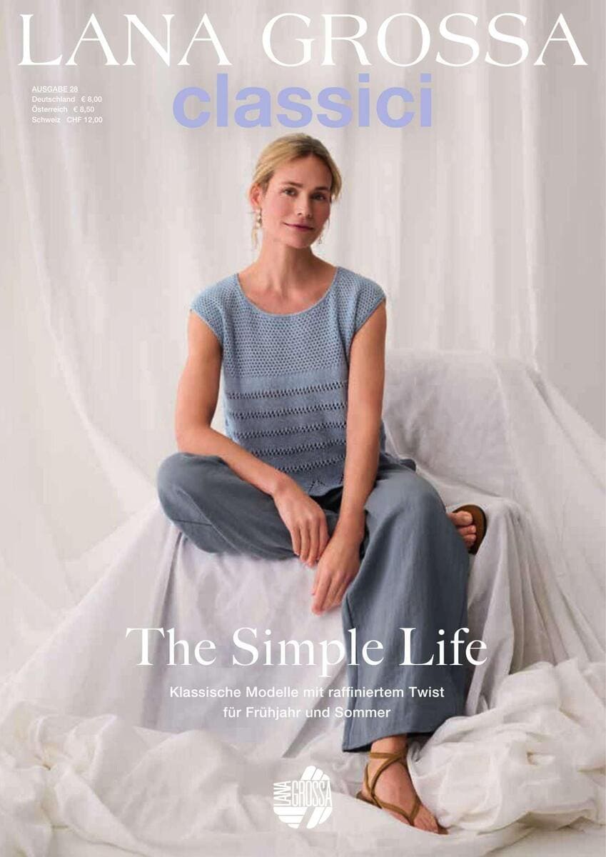 Lana Grossa Classici № 28 — 44 модели вязания спицами и крючком