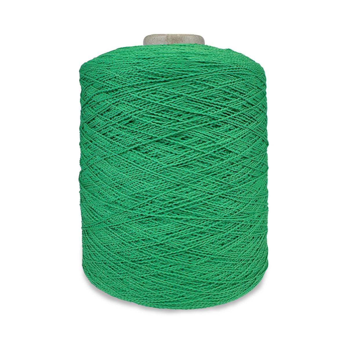 Пряжа Moka Lineapiu 211481, Vert Vif, Зеленый фактурная хлопковая букле 