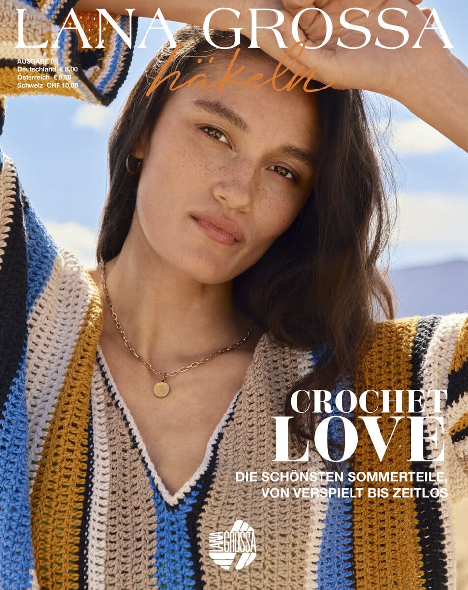Lana Grossa Hakeln № 8 — Вязание крючком, 46 моделей, журнал