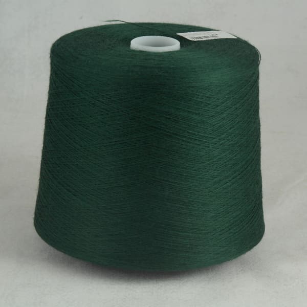 Семеновская пряжа в бобинах Лидия Сильвер (Lidiya Silver) 195513, Зеленый темный