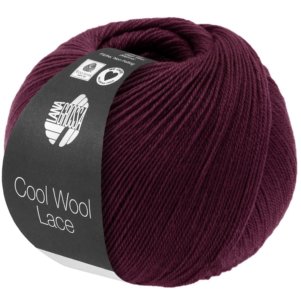 Пряжа Cool Wool Lace цвет 059, Бургунд