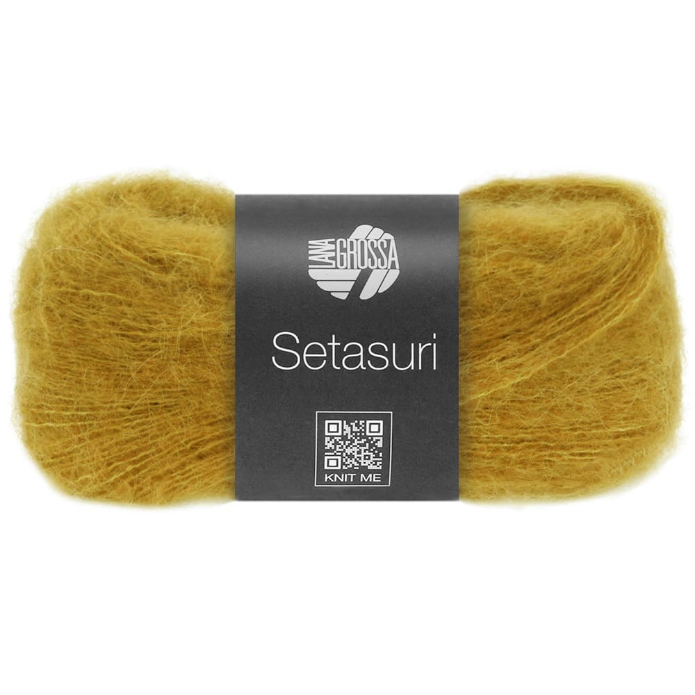 Пряжа Setasuri цвет 078, Горчично - желтый