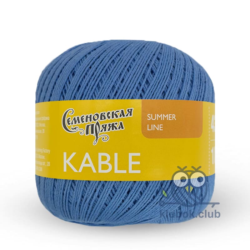 Пряжа Семеновская Кабле (Kable) цвет 30955, Гиацинт_х1