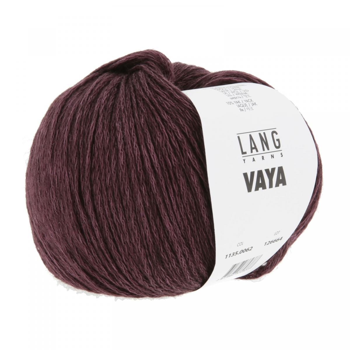 Пряжа Lang Yarns Vaya цвет 0062, Спелая черешня