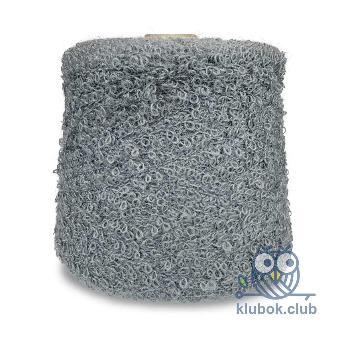 Пряжа в бобинах Profilo Букле (Boucle) 04, Grigio, Графит | буклированная пряжа насыщенных оттенков