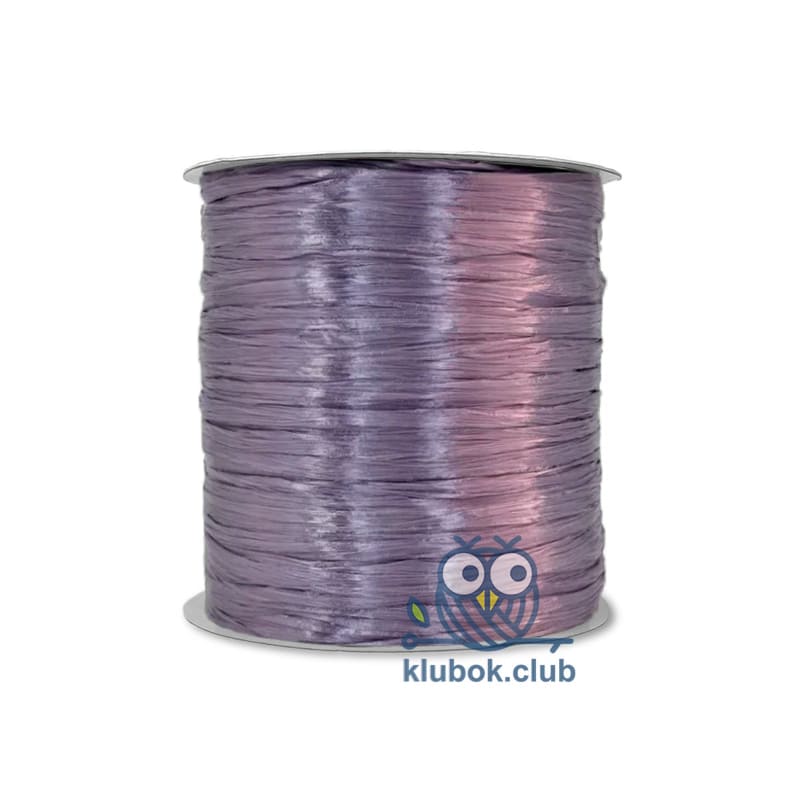 Пряжа рафия Wellmay Raffia Ispie цвет 208A, Purple Ice купить в klubok.club