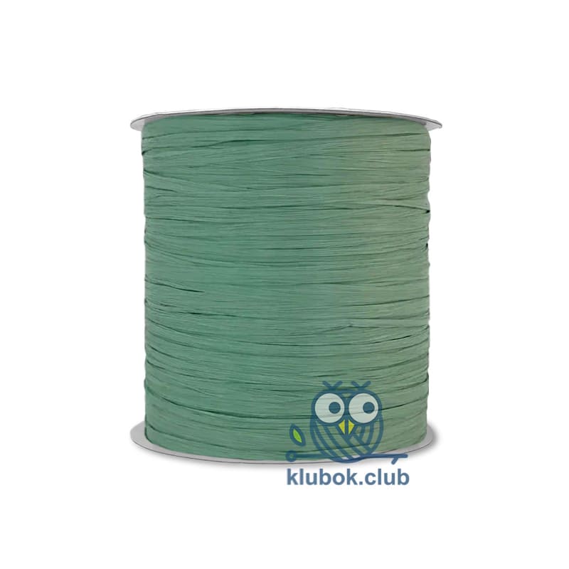 Пряжа рафия Wellmay Raffia Ispie цвет 122B, Mint Turquoise купить в klubok.club