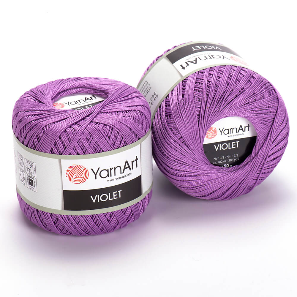 Пряжа Violet от YarnArt цвет 6309, Сиреневая мечта