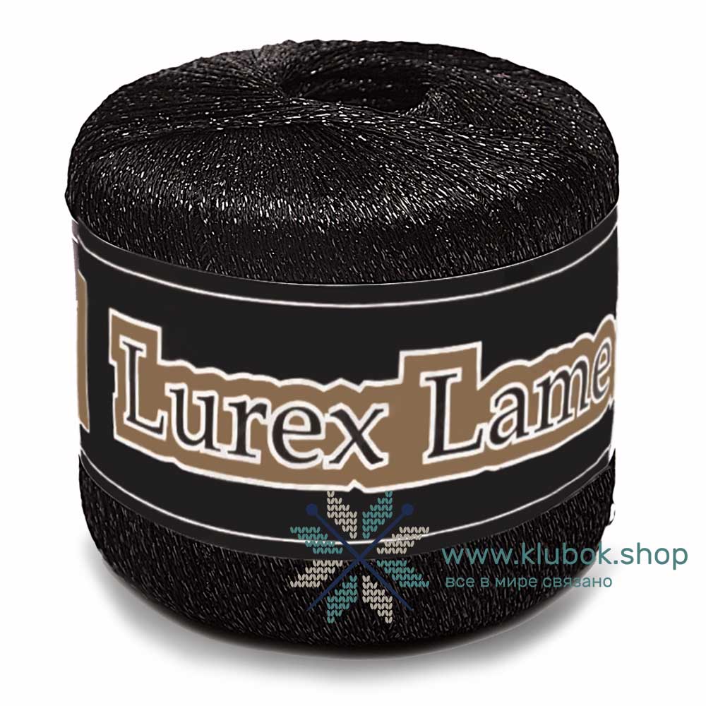 Пряжа Seim Lurex Lame 200 цвет 904, Черный