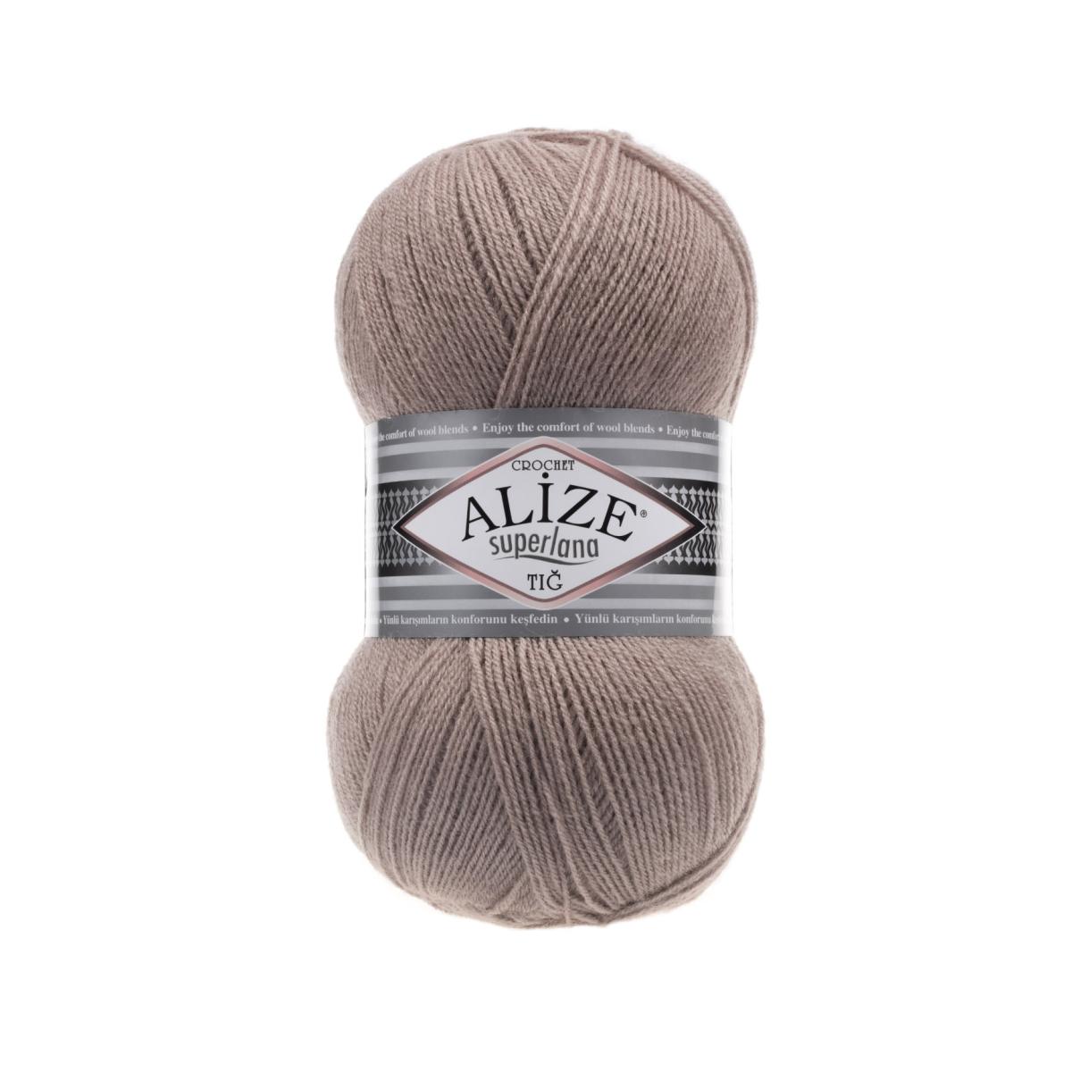 Пряжа Alize Superlana Tig цвет 541, Норка