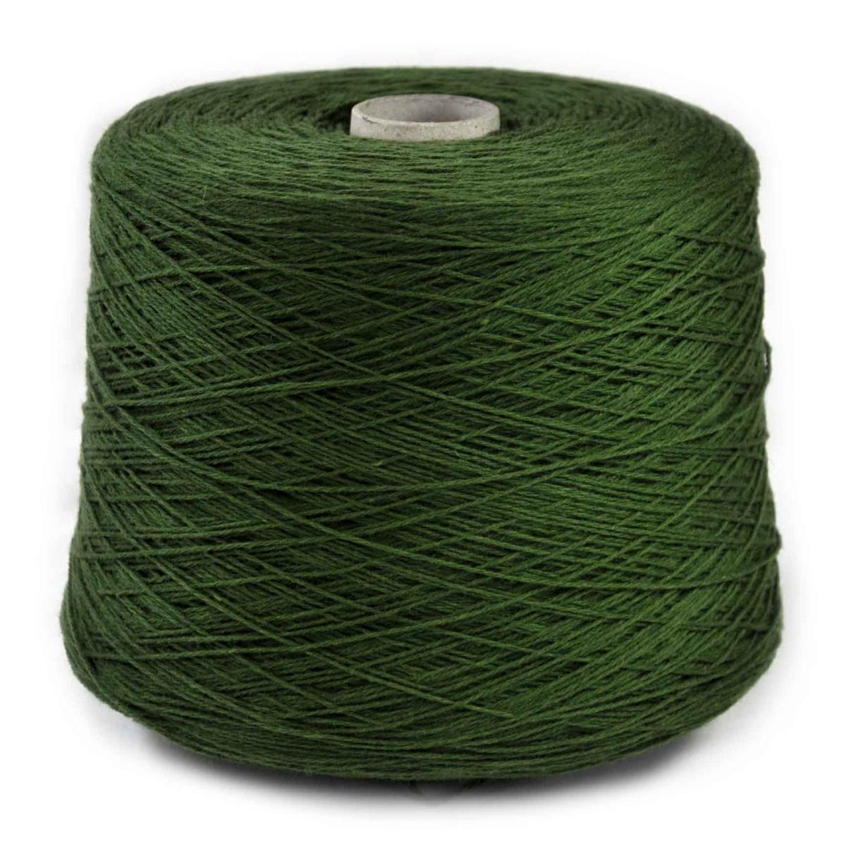 Пряжа в бобинах Linsieme Filati Далан (Dalan) 0628, Темно - зеленый
