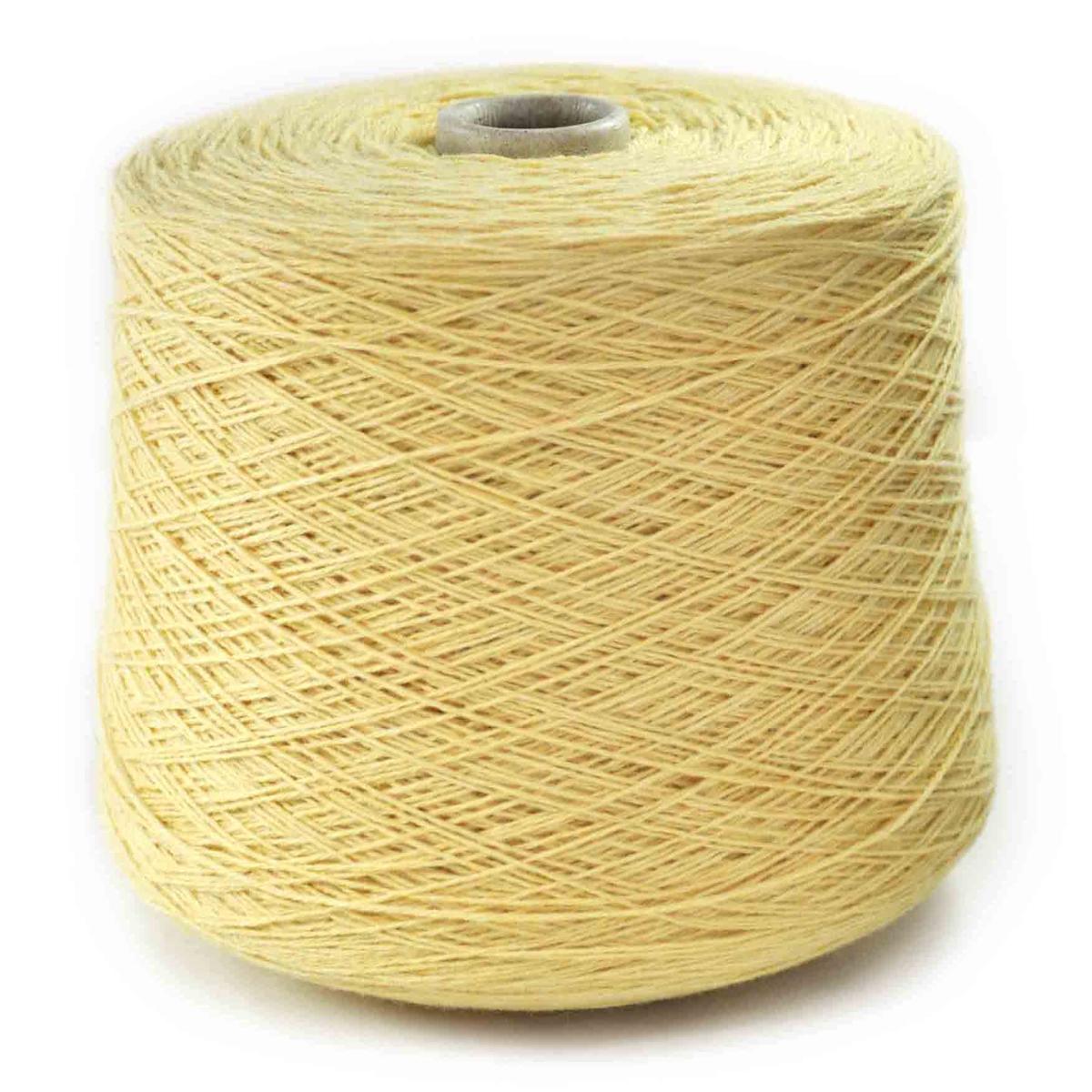 Пряжа в бобинах Linsieme Filati Далан (Dalan) 3102, Светло - желтый