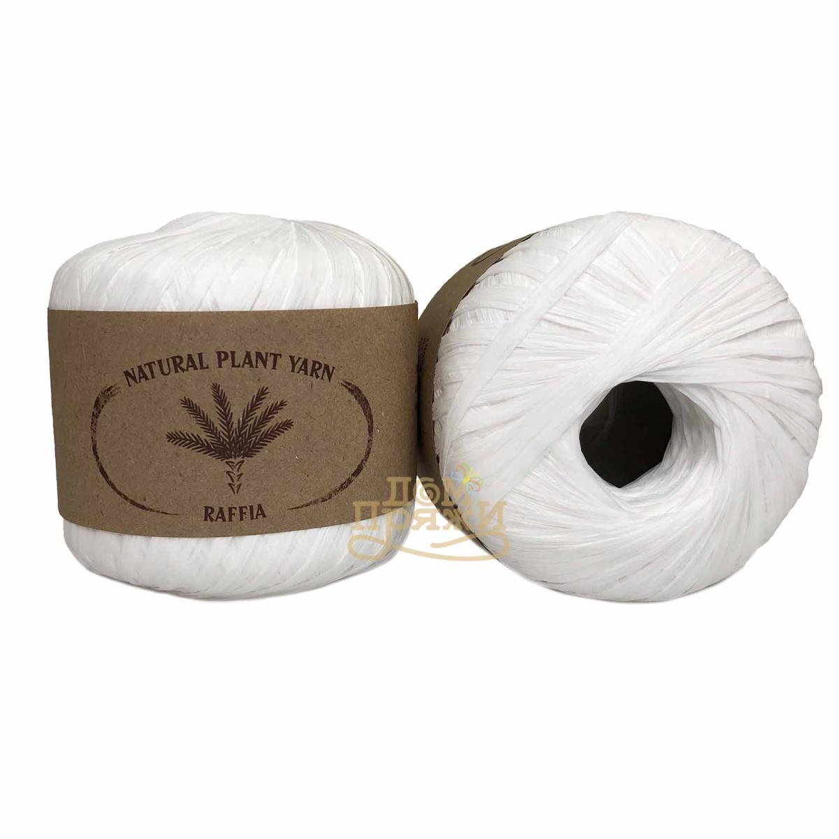 Пряжа Wool sea Raffia Wool sea цвет 01, Белый