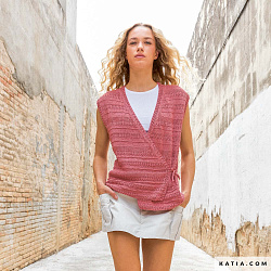 Вязальный журнал Katia Casual №122 с летними моделями для женщин и мужчин