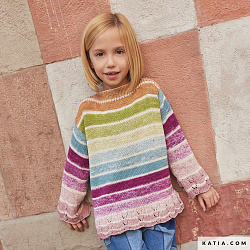 Обложка журнала Katia Kids 113 — яркие детские модели для вязания крючком
