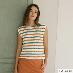 Журнал Katia Crochet №123 с летними моделями крючком, включая купальники и аксессуары