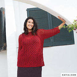 Обложка журнала Katia Crochet 121 — летние модели в стиле бохо-шик