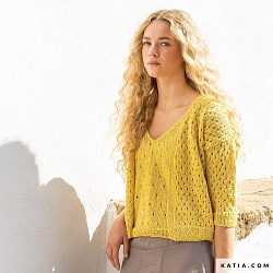 Вязальный журнал Katia Casual №122 с летними моделями для женщин и мужчин
