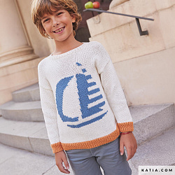 Обложка журнала Katia Kids 113 — яркие детские модели для вязания крючком
