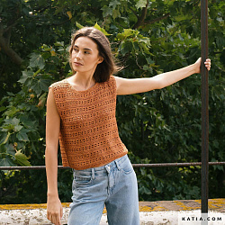 Журнал Katia Crochet №123 с летними моделями крючком, включая купальники и аксессуары