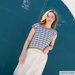 Обложка журнала Katia Crochet 121 — летние модели в стиле бохо-шик