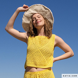 Обложка журнала Katia Crochet 121 — летние модели в стиле бохо-шик