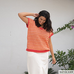 Обложка журнала Katia Crochet 121 — летние модели в стиле бохо-шик