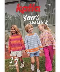 Обложка журнала Katia Kids 113 — яркие детские модели для вязания крючком

