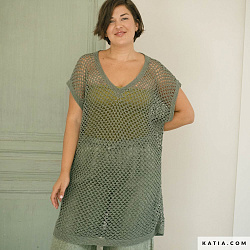 Журнал Katia Crochet №123 с летними моделями крючком, включая купальники и аксессуары