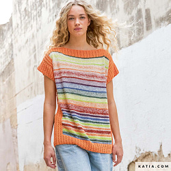 Вязальный журнал Katia Casual №122 с летними моделями для женщин и мужчин