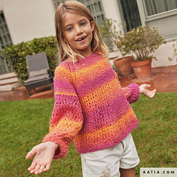 Обложка журнала Katia Kids 113 — яркие детские модели для вязания крючком
