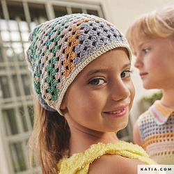 Обложка журнала Katia Kids 113 — яркие детские модели для вязания крючком
